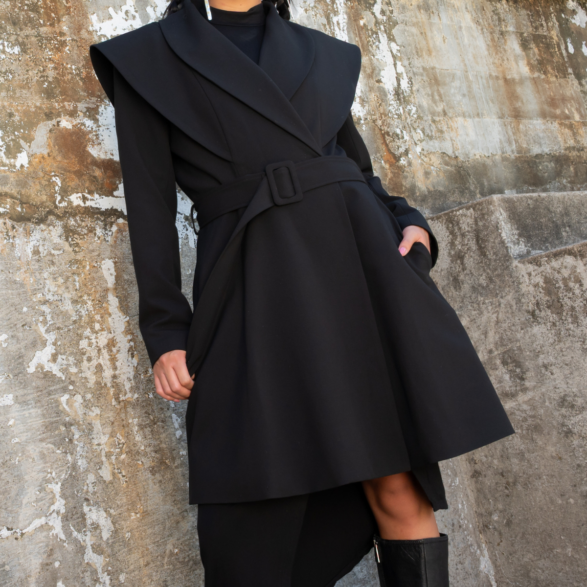 BlackMilk | Officially Licensed AVATAR | Silhouettes Black Coat | Black