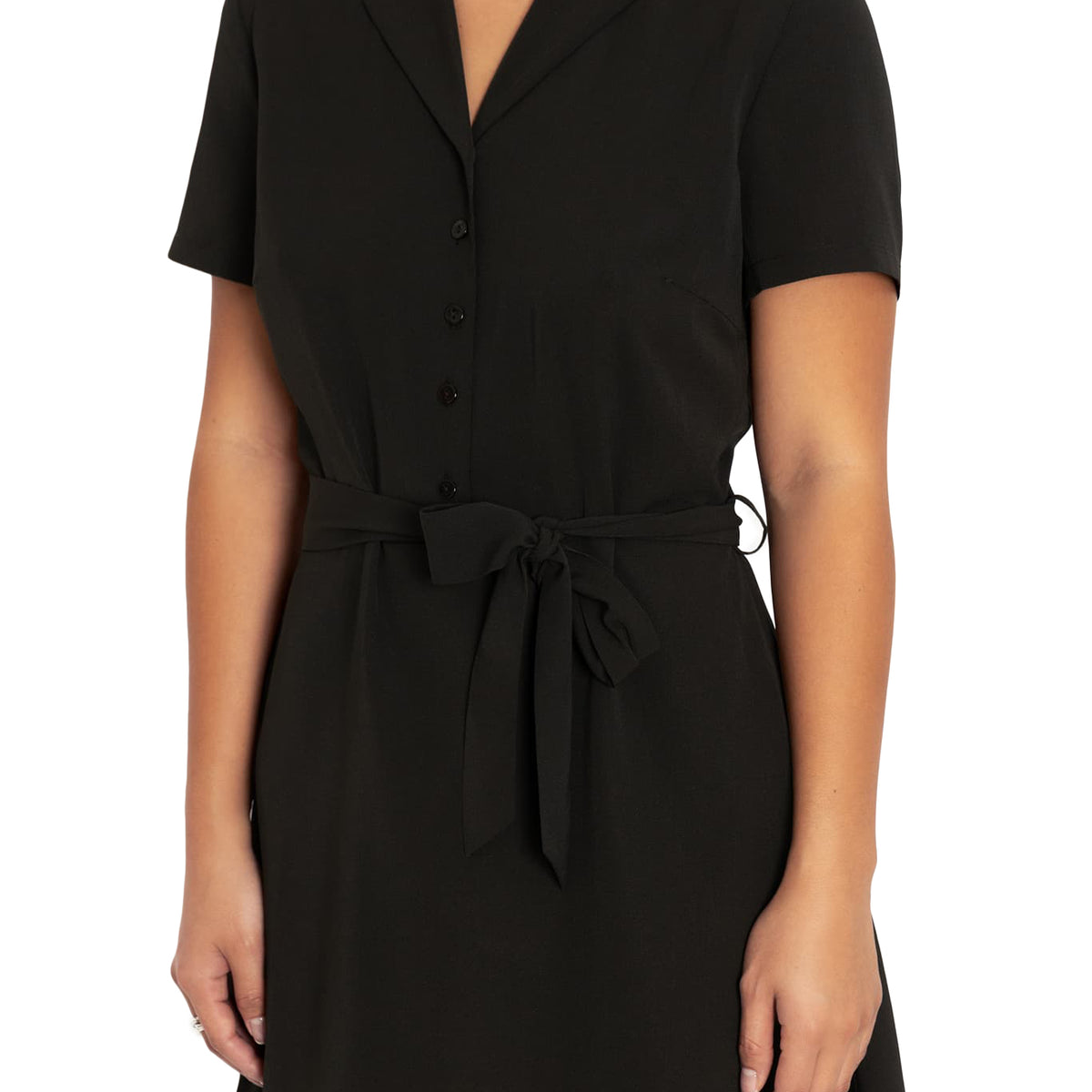 Black Shirt Dress