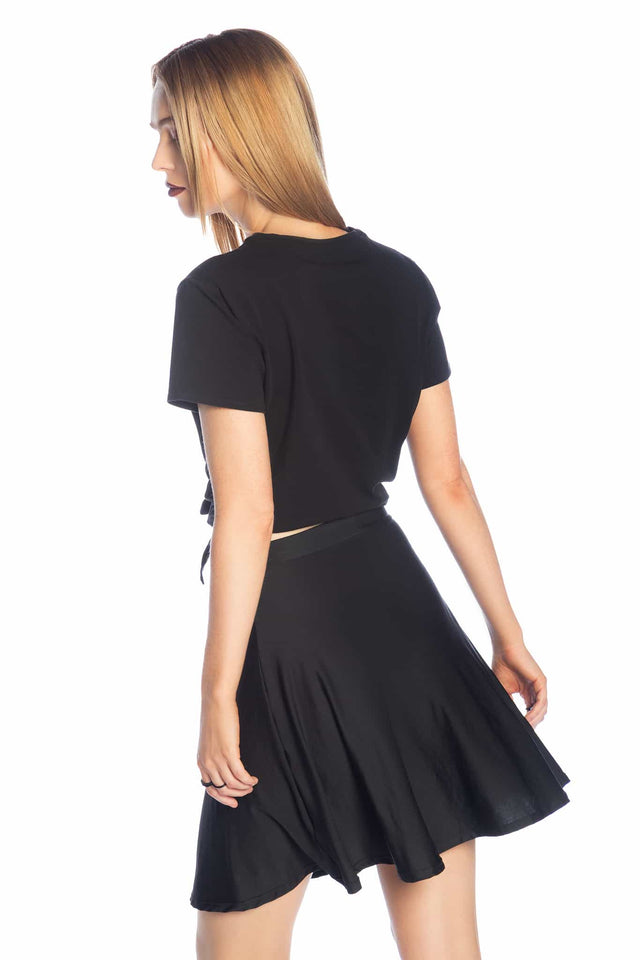 Black Slip Skirt