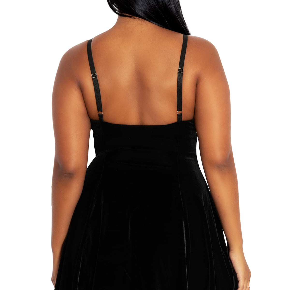 velvet strappy skater dress Dorcas Velvet Strappy Skater Dress Pink House Boutique