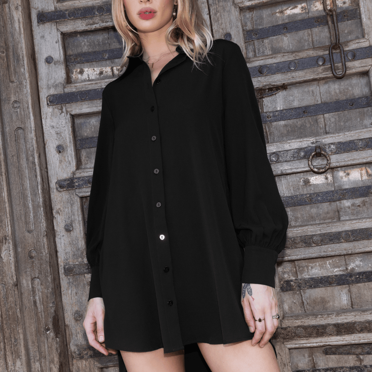 Black Long Sleeve Oversized Shirt Dress - Limited BlackMilk Clothing Black Long Sleeve Oversized Shirt Dress - Limited BlackMilk Clothing