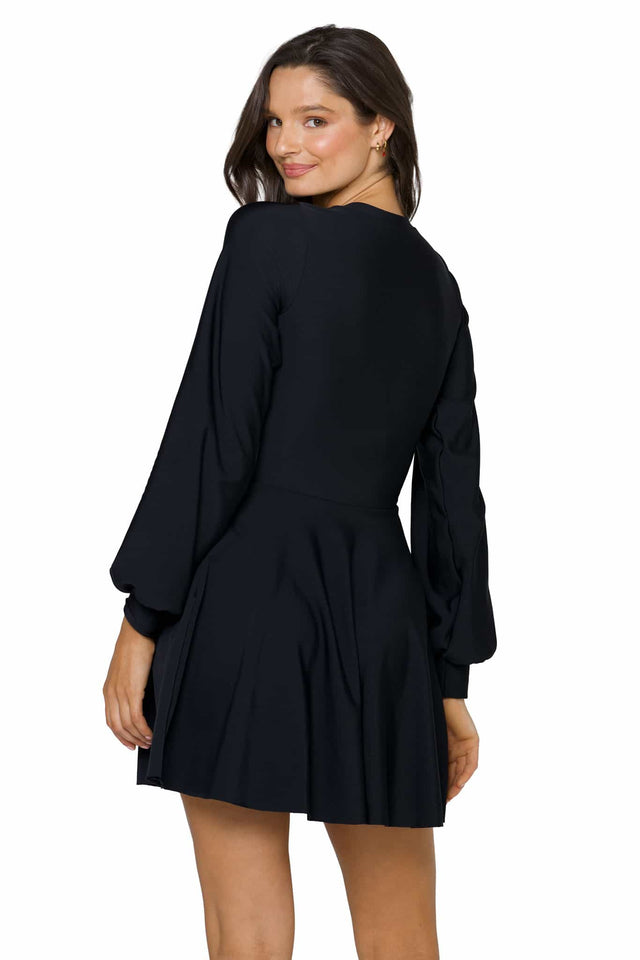 Black Bishop Skater Dress