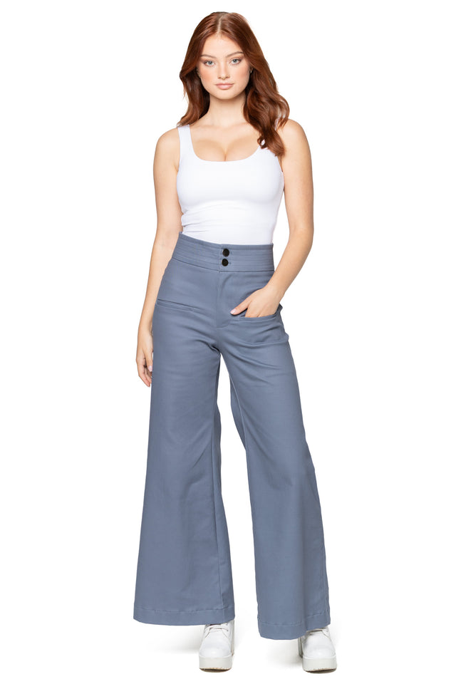 Slate Sweeper Wide Leg Pants