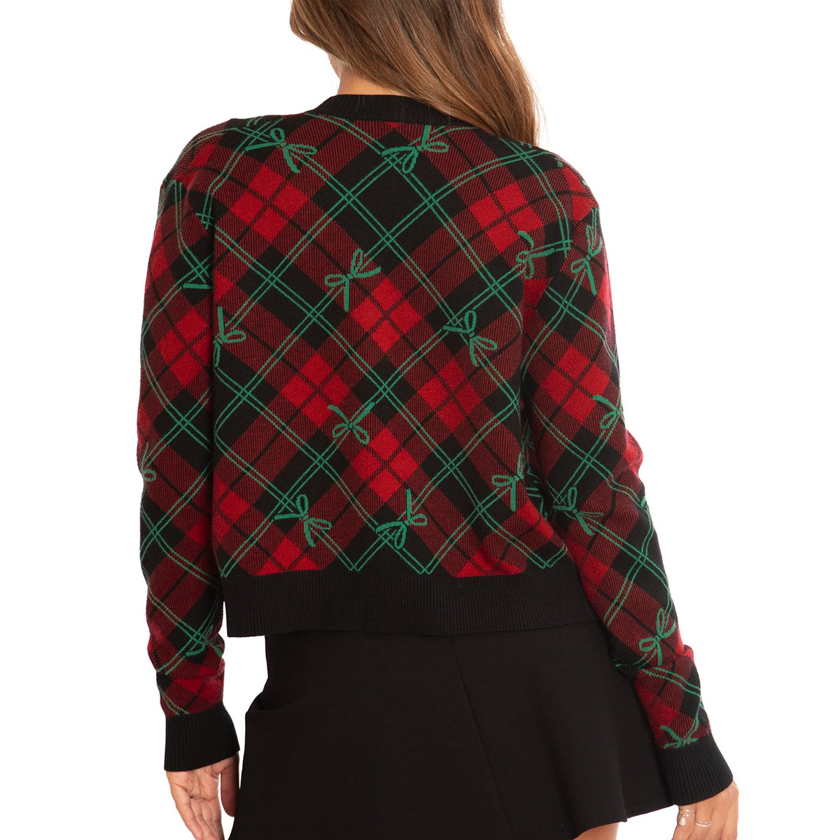 Plain Bow-Breasted Cardigan main image 0