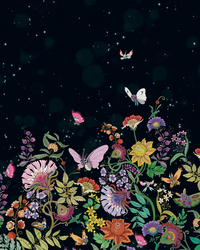 Butterfly Garden Maxi Skirt
