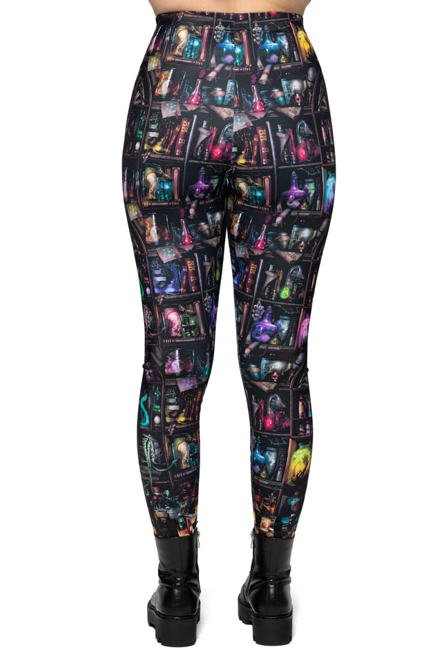 Cabinet of Curiosity High Waisted Matte Finish Leggings