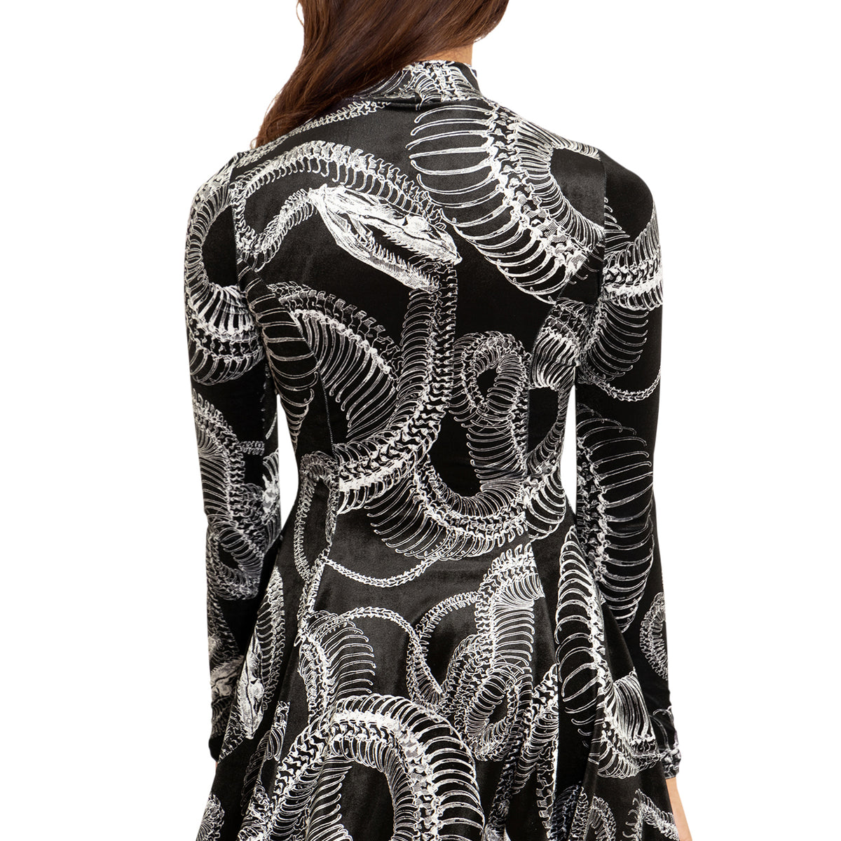snake skater dress Dori Creations toddler girls long sleeve snake print skater dress 3T