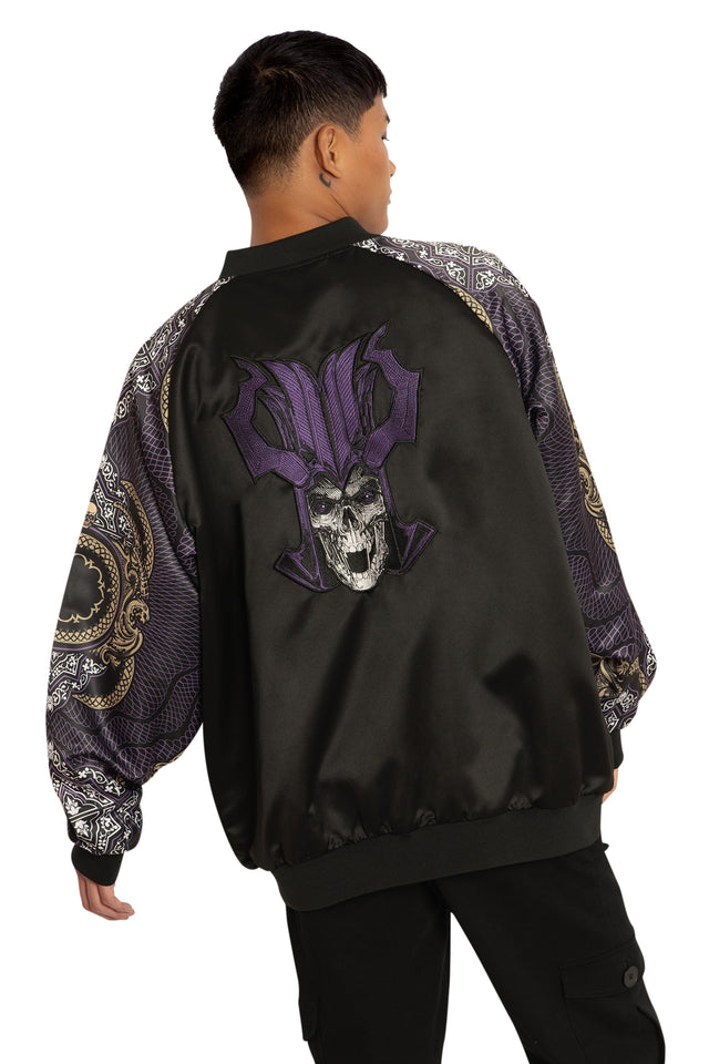BlackMilk Clothing x Dungeons & Dragons - Dungeon Master Souvenir Jacket - Dungeons & Dragons Merchandise - Collaboration apparel - Licenced.