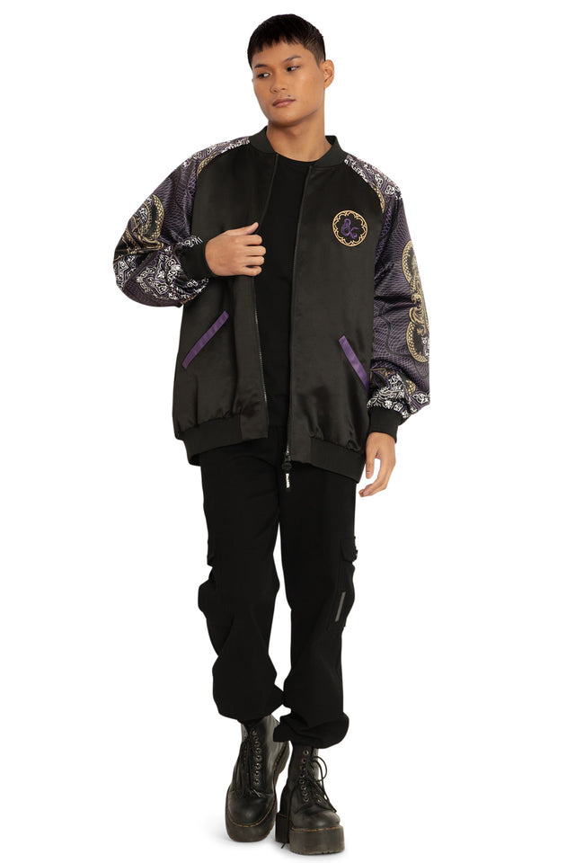 BlackMilk Clothing x Dungeons & Dragons - Dungeon Master Souvenir Jacket - Dungeons & Dragons Merchandise - Collaboration apparel - Licenced.