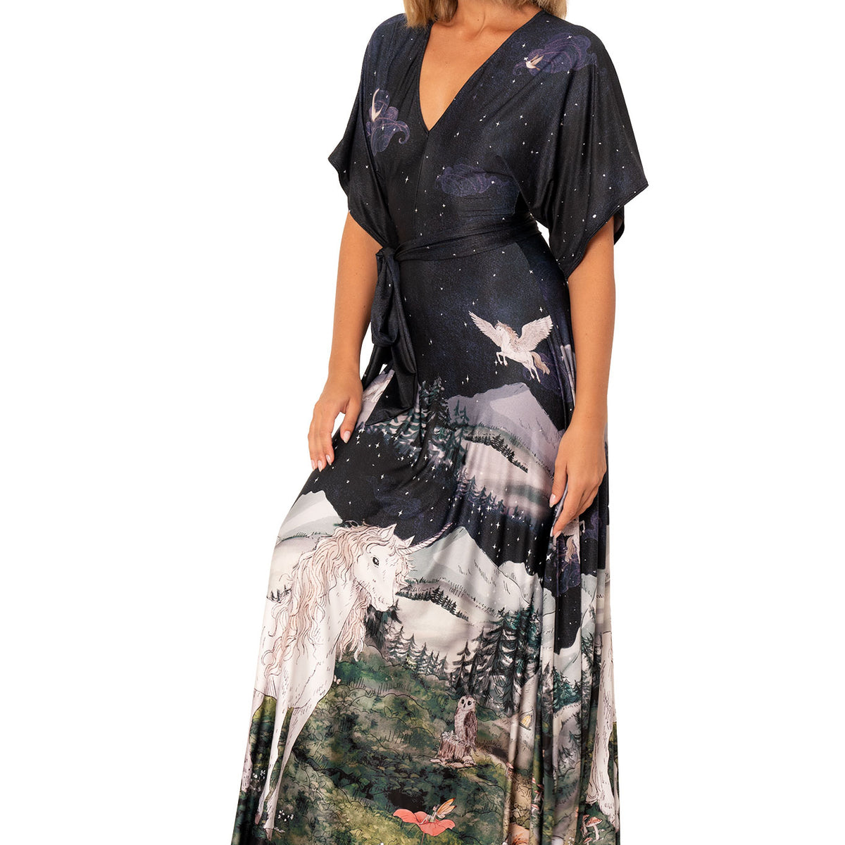 Enchanted Kimono Maxi Dress