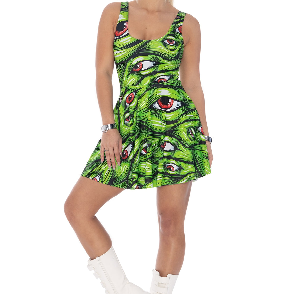 Dutch Redux No. 1 Pop Women's Scoop Neck Skater Dress