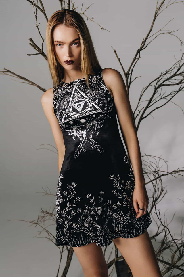 Eye of the Infinite Velvet Play Dress