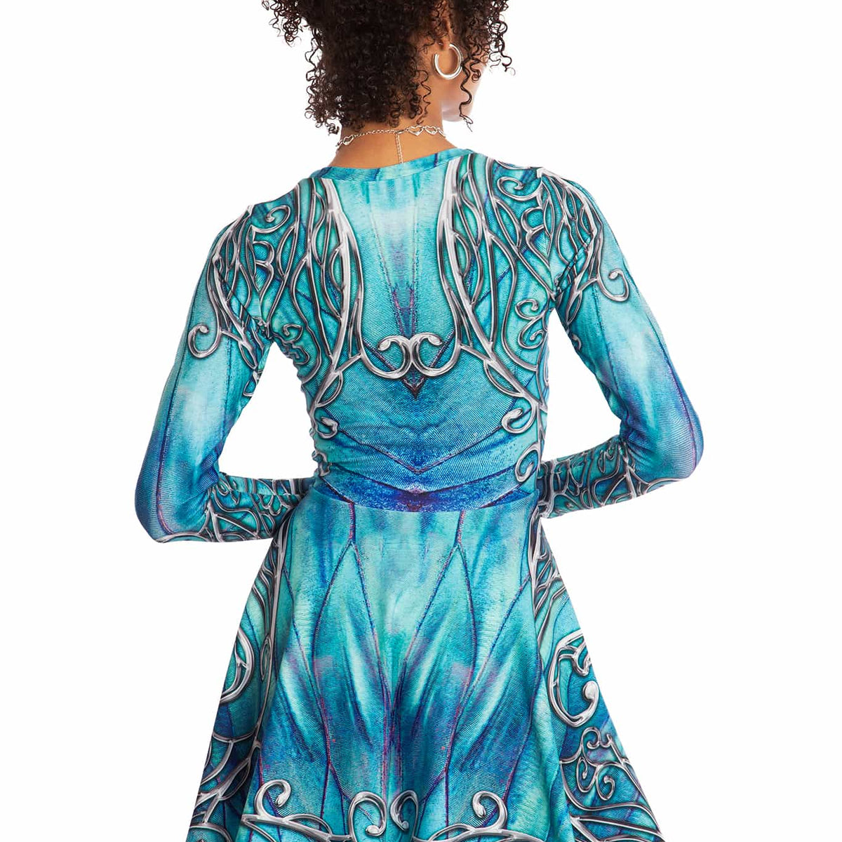 Fairytale Bliss Printed Skater Dress - 2 Colors main image 1