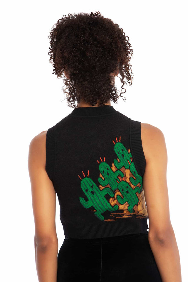 Cactuar Knit Crop