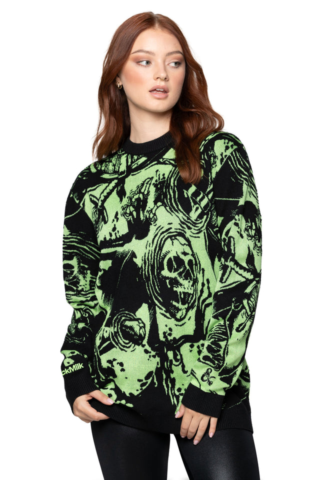 Gelatinous Cube Oversized Knit Sweater