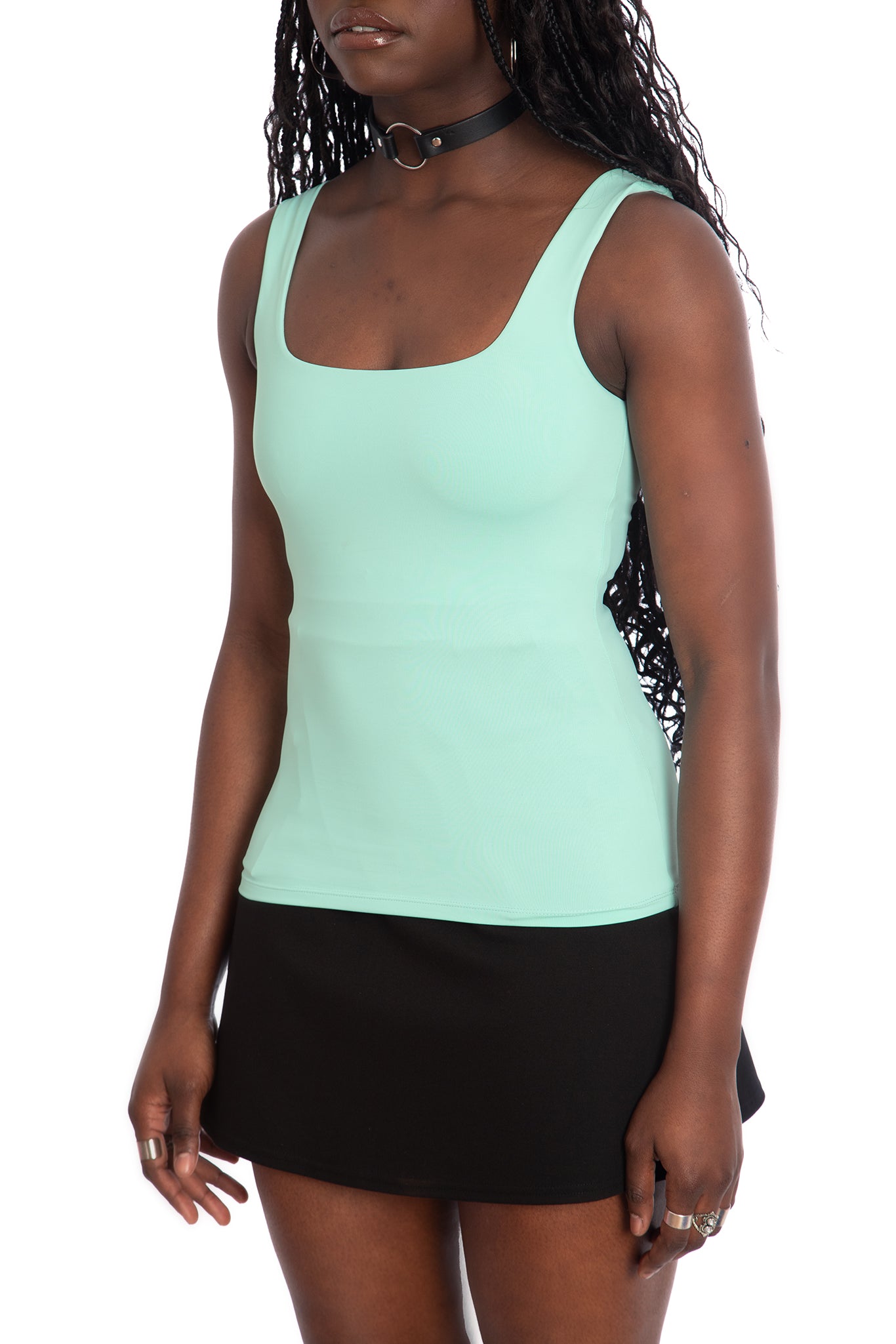 mint green cami top