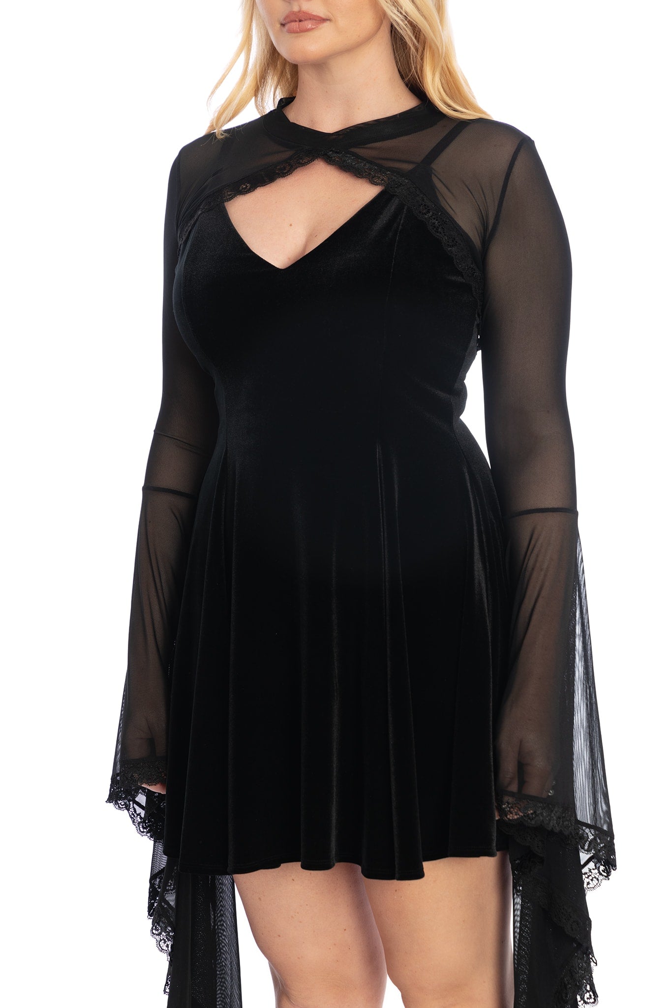 Blackmilk Vampire Spellbound Long outlet Sleeve Business Time Shirt Dress