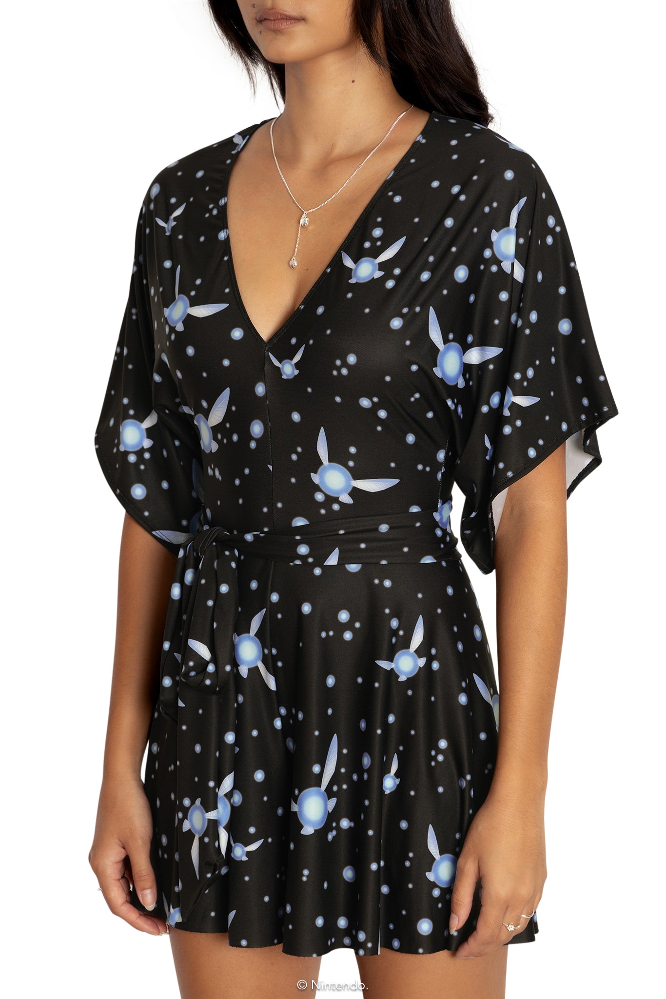 Navi Slinky Playsuit Limited BlackMilk Clothing