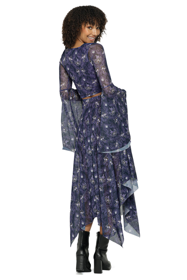 Ornamental Chandelure Handkerchief Skirt