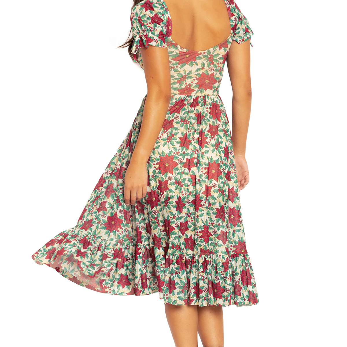Poinsettia Tea Party Dress
