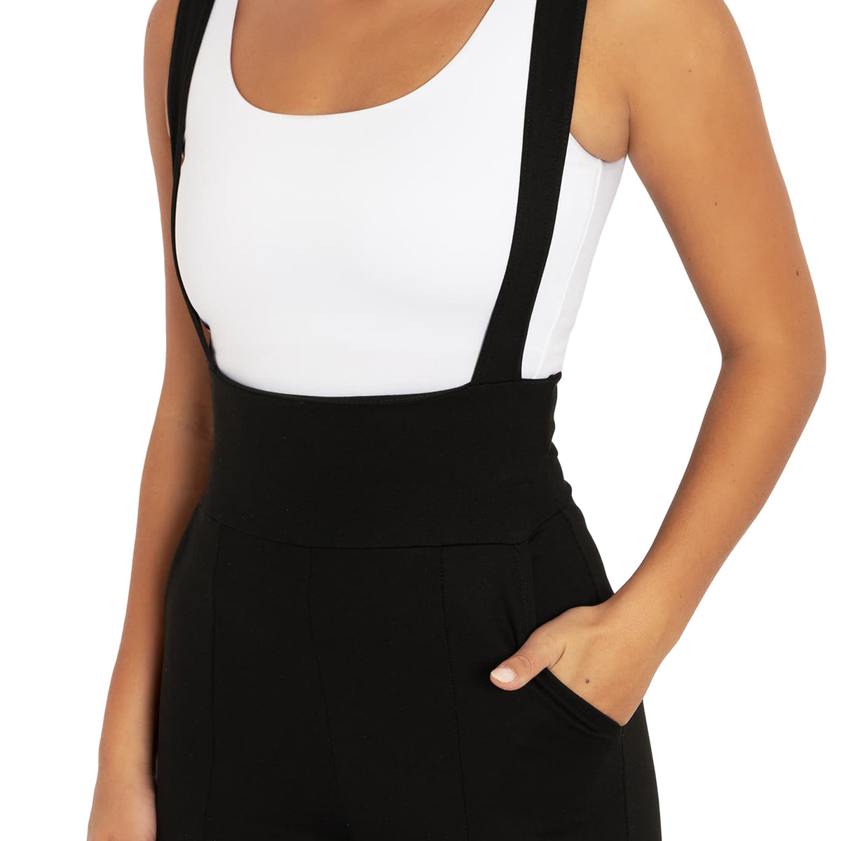 Push It Underbust Flare Overalls - Limited BlackMilk Clothing Push It Underbust Flare Overalls - Limited BlackMilk Clothing