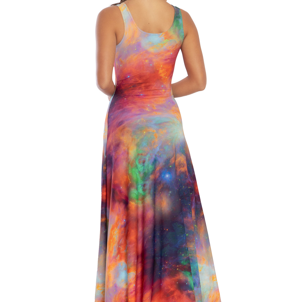 Galaxy Rainbow Maxi Dress - Limited BlackMilk Clothing Galaxy Rainbow Maxi Dress - Limited BlackMilk Clothing