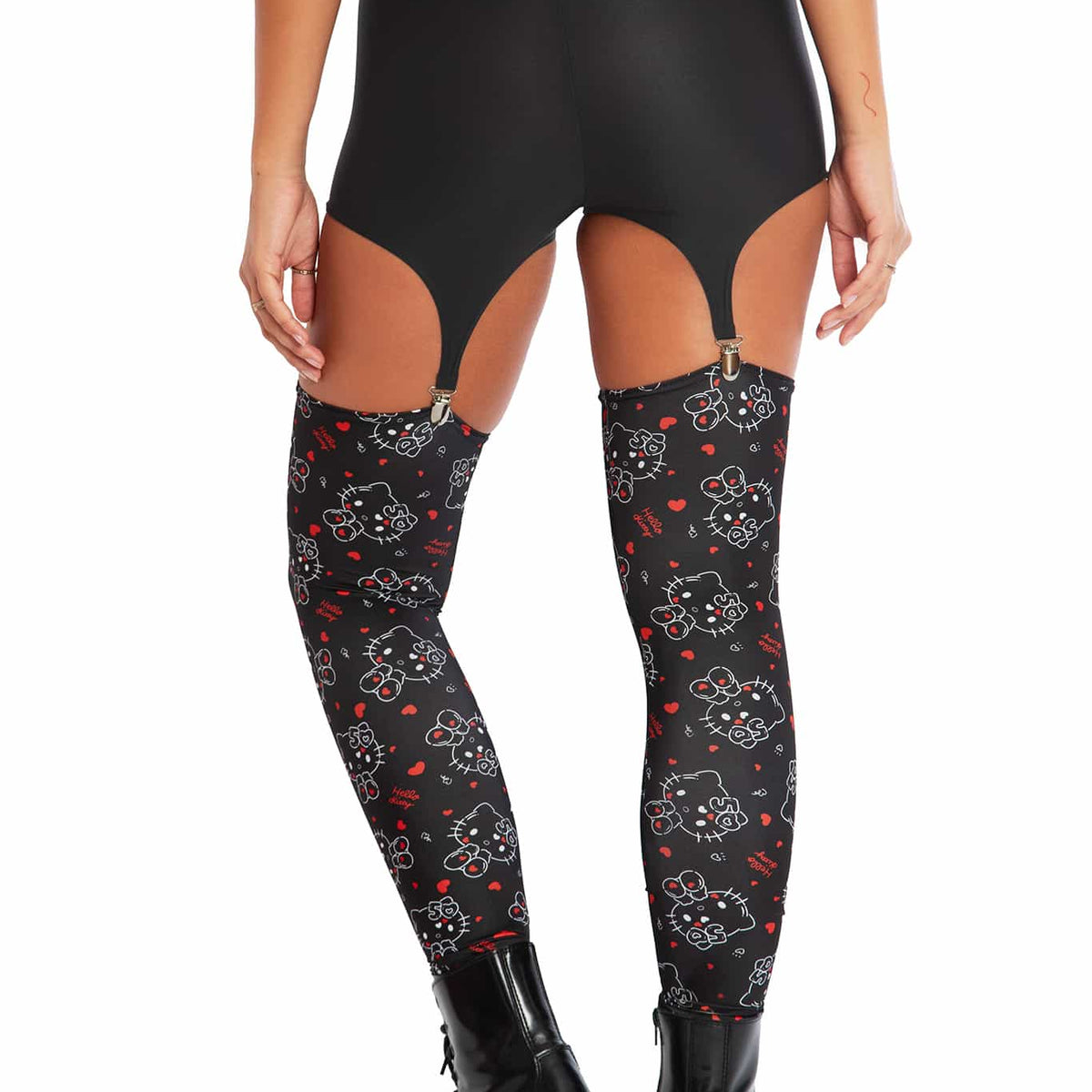50 Years Of Hello Kitty Suspenders - Limited BlackMilk Clothing 50 Years Of Hello Kitty Suspenders - Limited BlackMilk Clothing