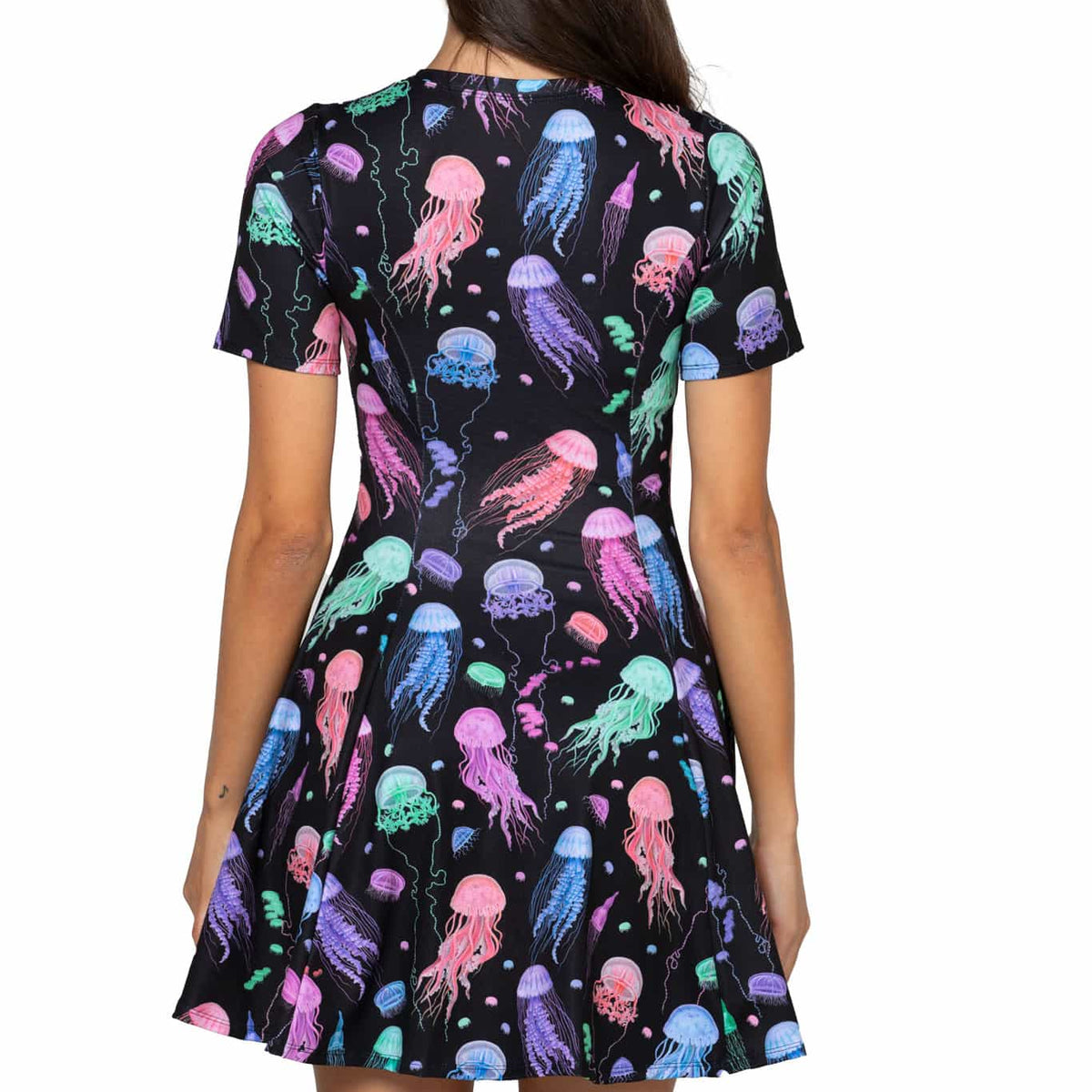 blue dress for baby girl Deep Sea Jellyfish Longline Swing Tee Dress