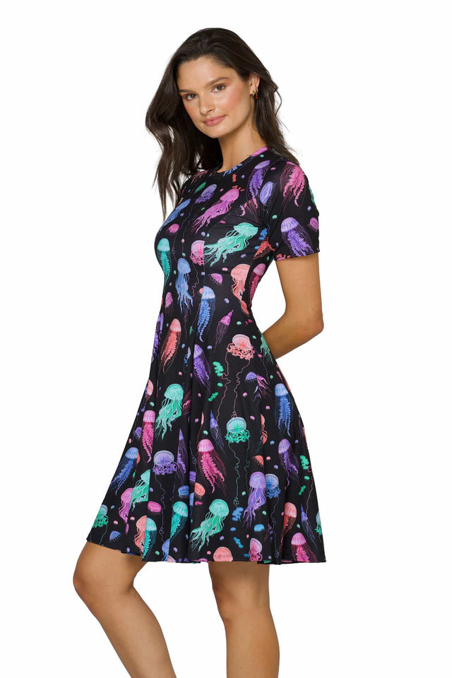 Sea Jellies Longline Evil Tee Dress