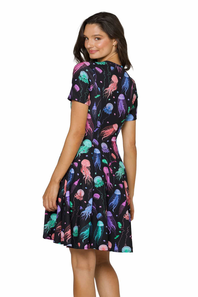 Sea Jellies Longline Evil Tee Dress