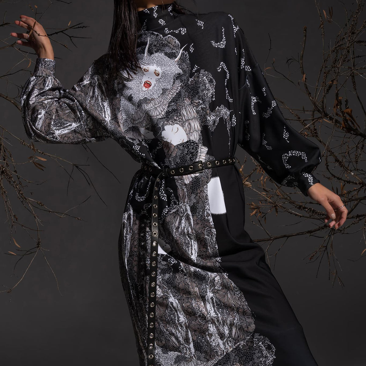 BlackMilk | Vampire Spellbound Batwing Dress | Black | XXL