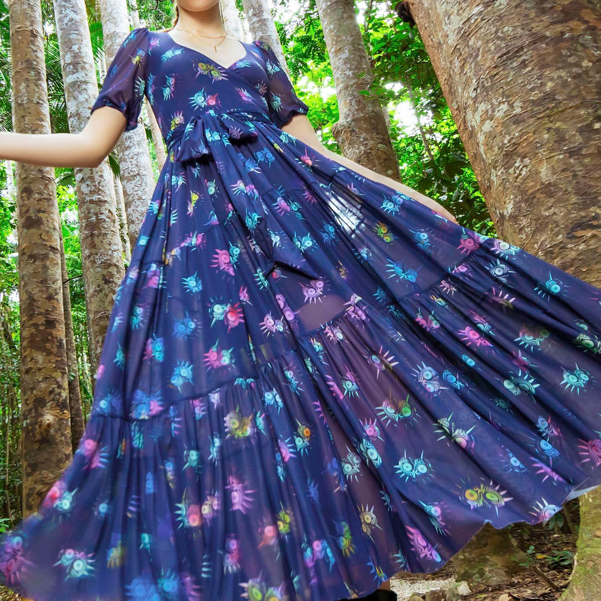 free people zelda maxi dress Majora's Mask Wrap Midaxi Dress