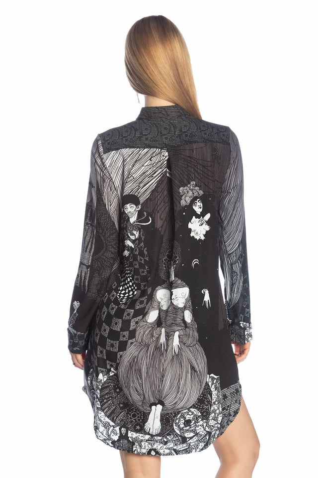 The Lock Business Time Shirt Dress