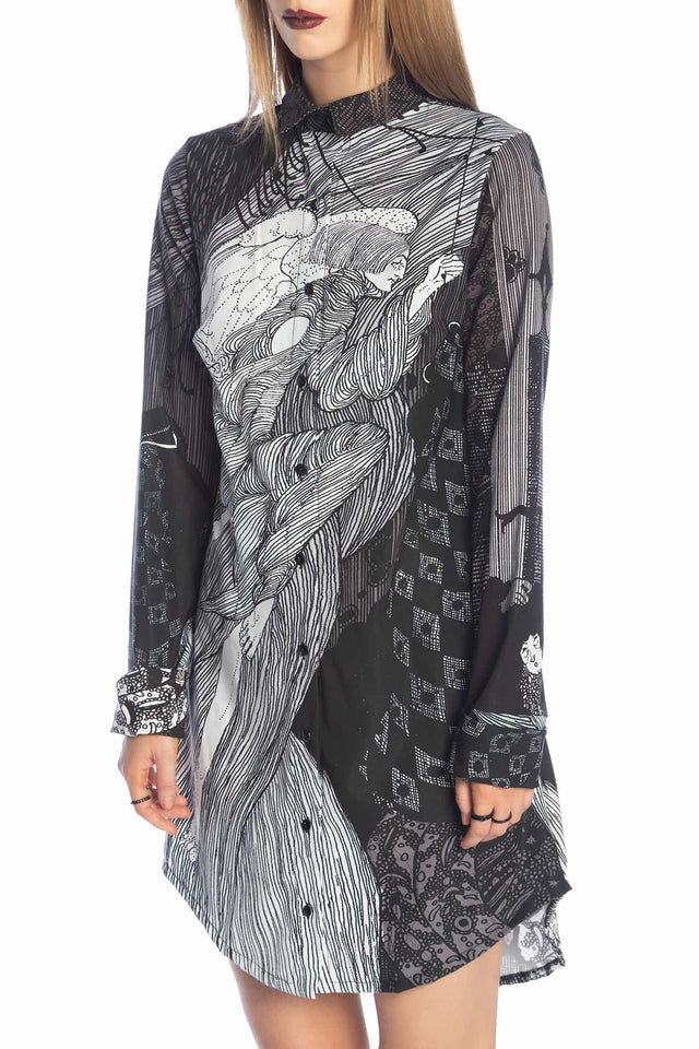 The Lock Business Time Shirt Dress