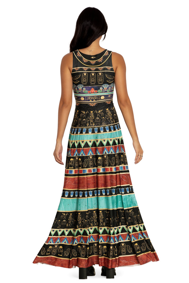Walk Like An Egyptian Princess Maxi Dress