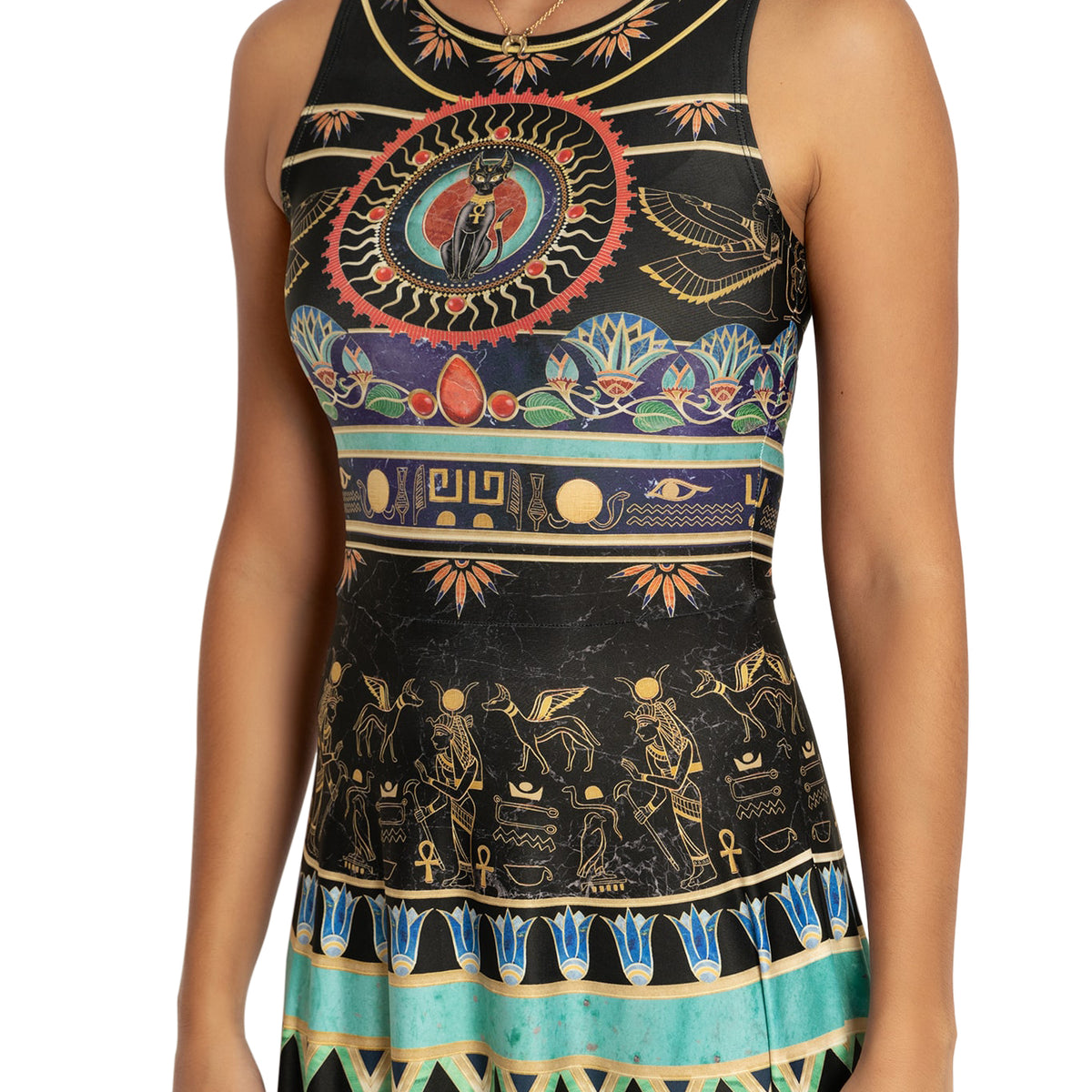 BlackMilk | Walk Like An Egyptian Princess Maxi Dress | Black