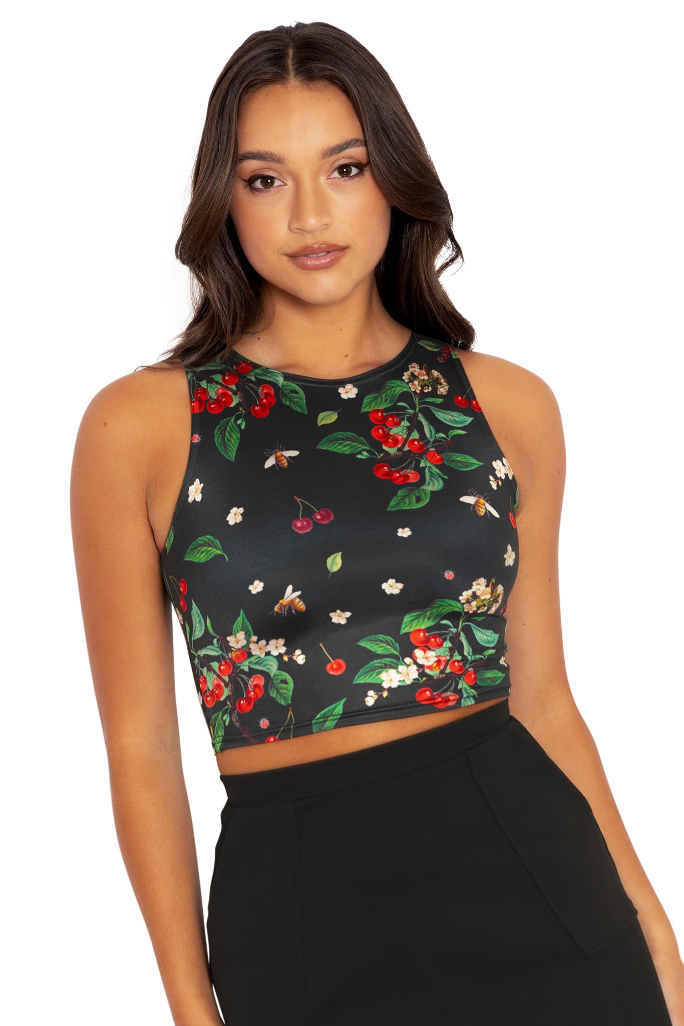 Wild Cherry Shiny Wifey Top - Limited – BlackMilk Clothing