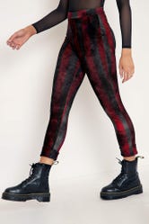 Decayed Stripes Cuffed Pants