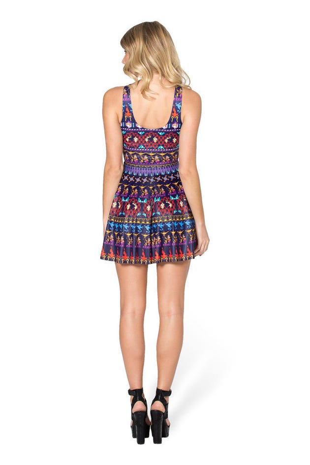 A Whole New World Reversible Skater Dress