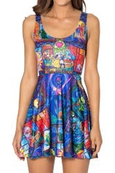 Tale As Old As Time Scoop Skater Dress