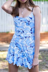 Seagull Blue Playsuit