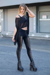 Lace Up Front Leggings 2.0