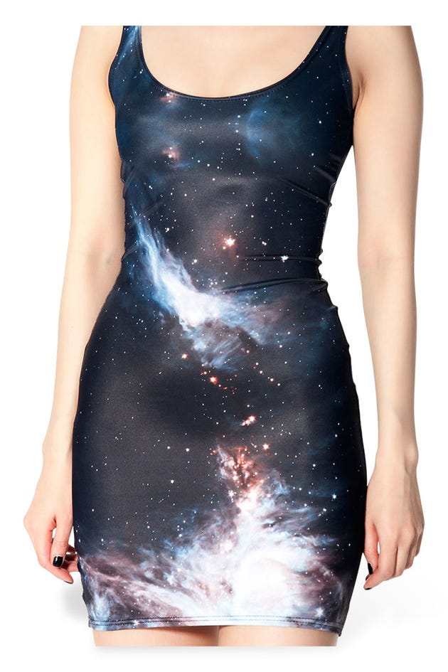 Galaxy Black Dress