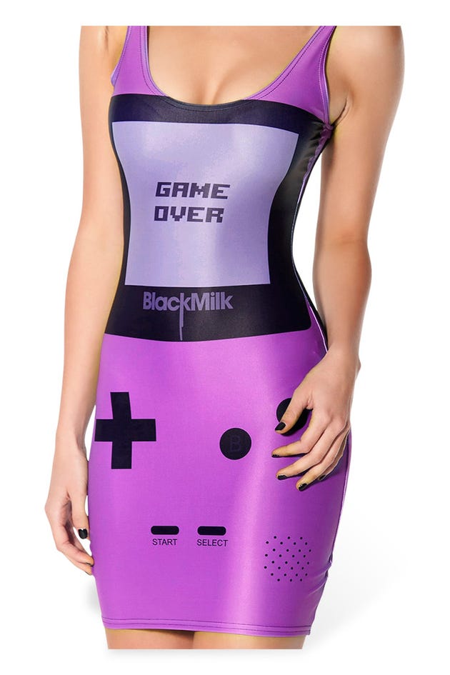 Gamer Purple Dress