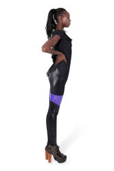 Spartans Purple PVC Leggings