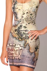 The Hobbit Map Dress