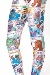 Super Sesame Comic Leggings
