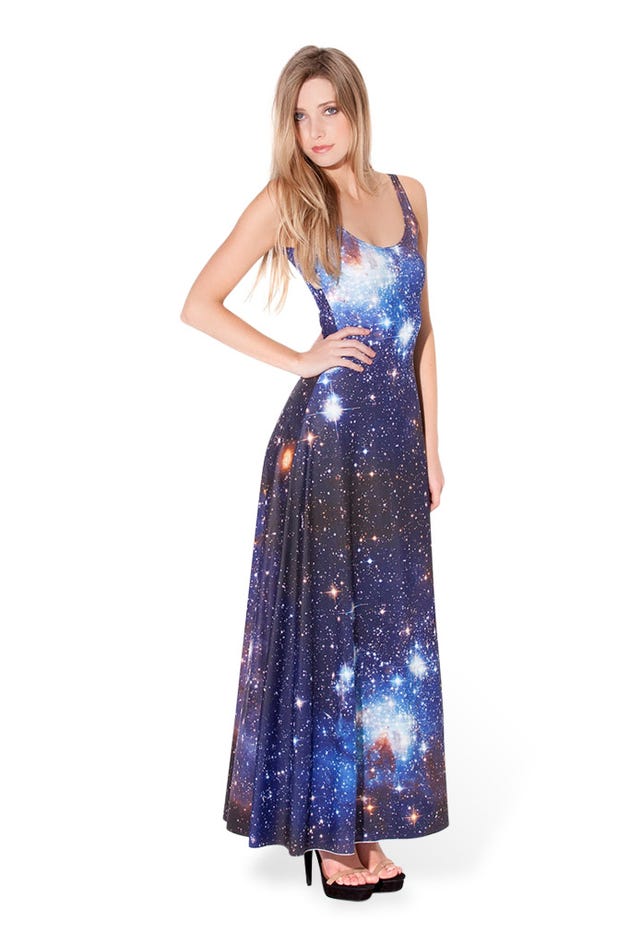 Galaxy Blue Maxi Dress