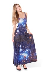 Galaxy Blue Maxi Dress