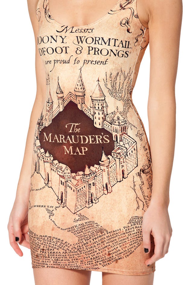 Marauders Map Cover Dress